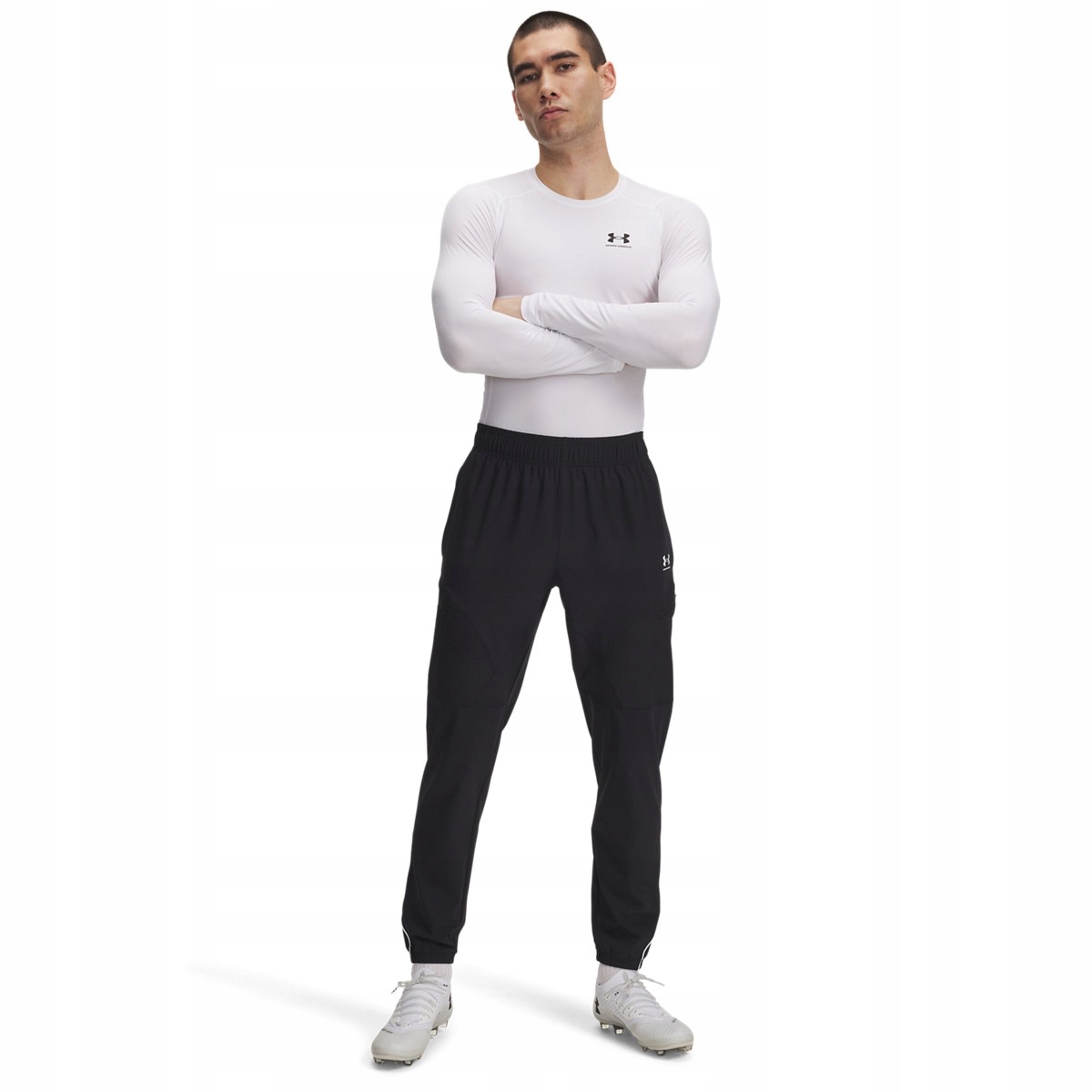 Męskie spodnie piłkarskie Under Armour Ua Challenger Warm-Up Czarny M
