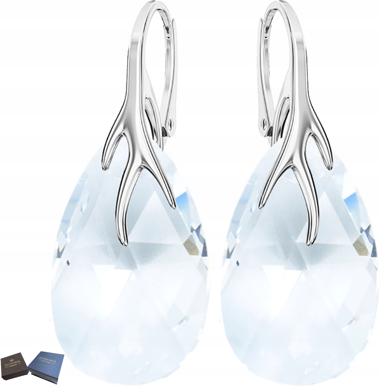 Dámské Stříbrné Náušnice 925 Závěsné Zirkony Stříbrné šperky na jméno