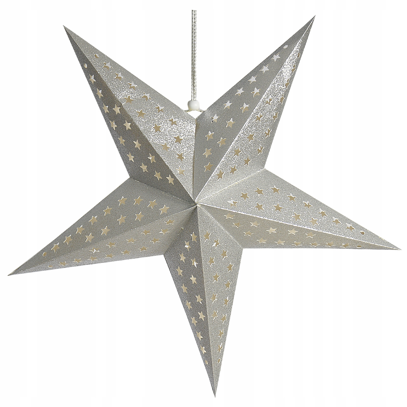 DUŻA GWIAZDA 3D LED DEKORACJA OZDOBA ŚWIETLNA WISZĄCA NA ŚWIĘTA 60CM