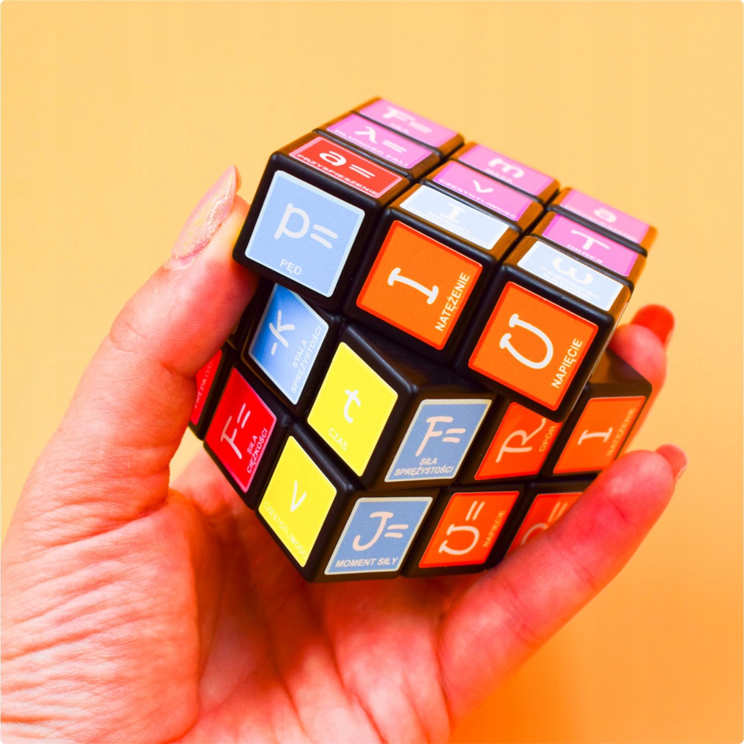 magiczna kostka fizyczna Liczba ścian 6