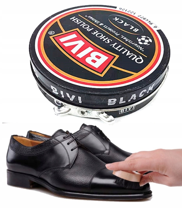 CZARNY KREM DO SKÓRY PASTA DO BUTÓW WOSK