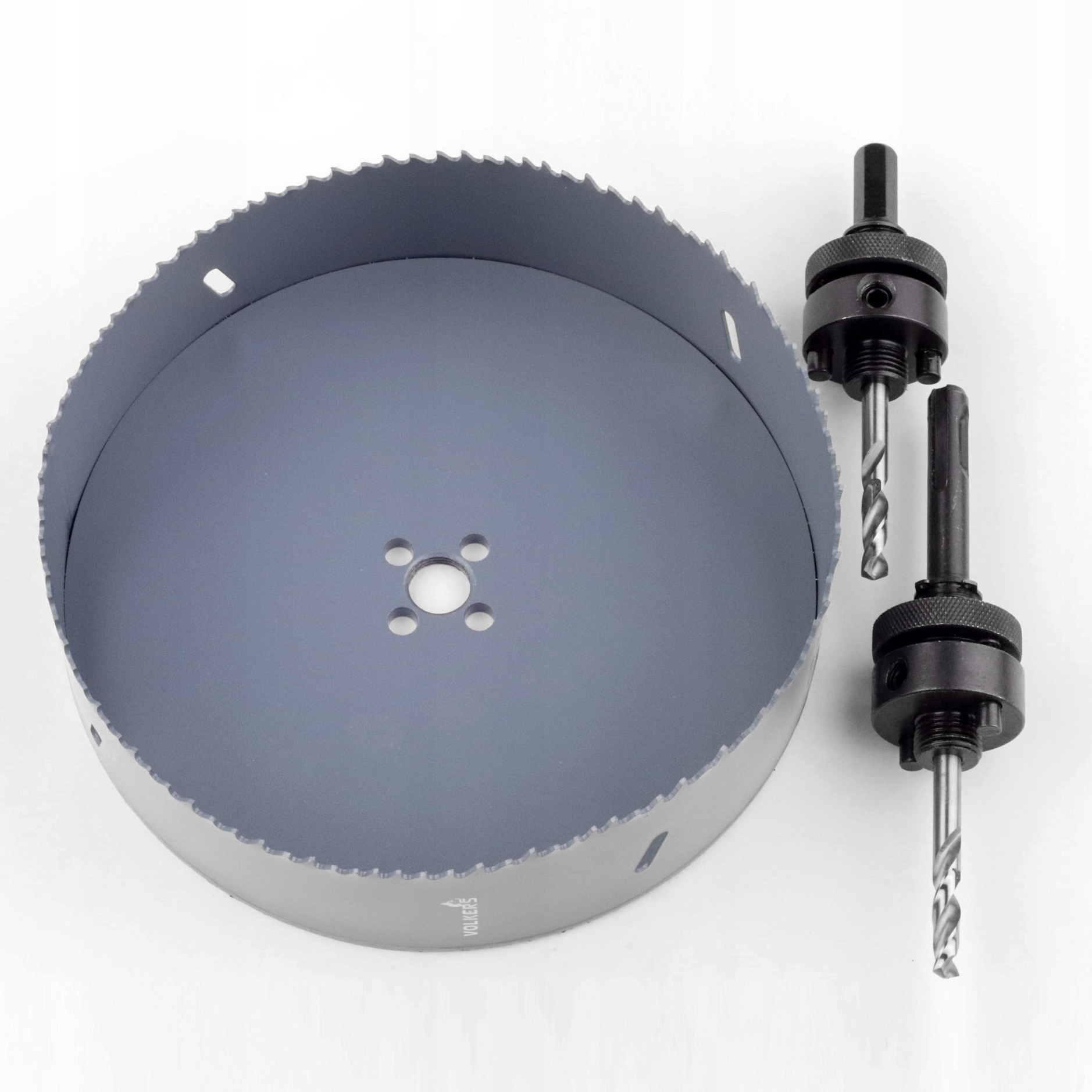 Korunkový Vrták Volkers 210 mm 2 adaptéry s úchytem Hex & Sds Plus