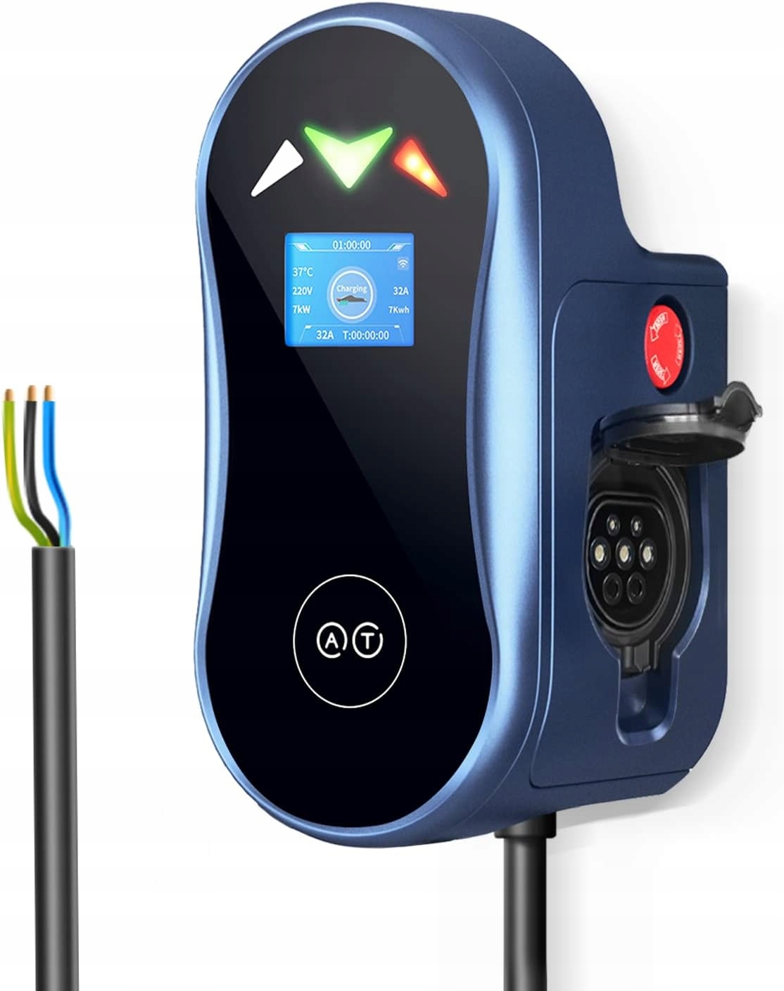 Evfuel nabíjacia stanica Ev Type 2 32A 240V Iec 62196-2 Eú rýchla s časovačom