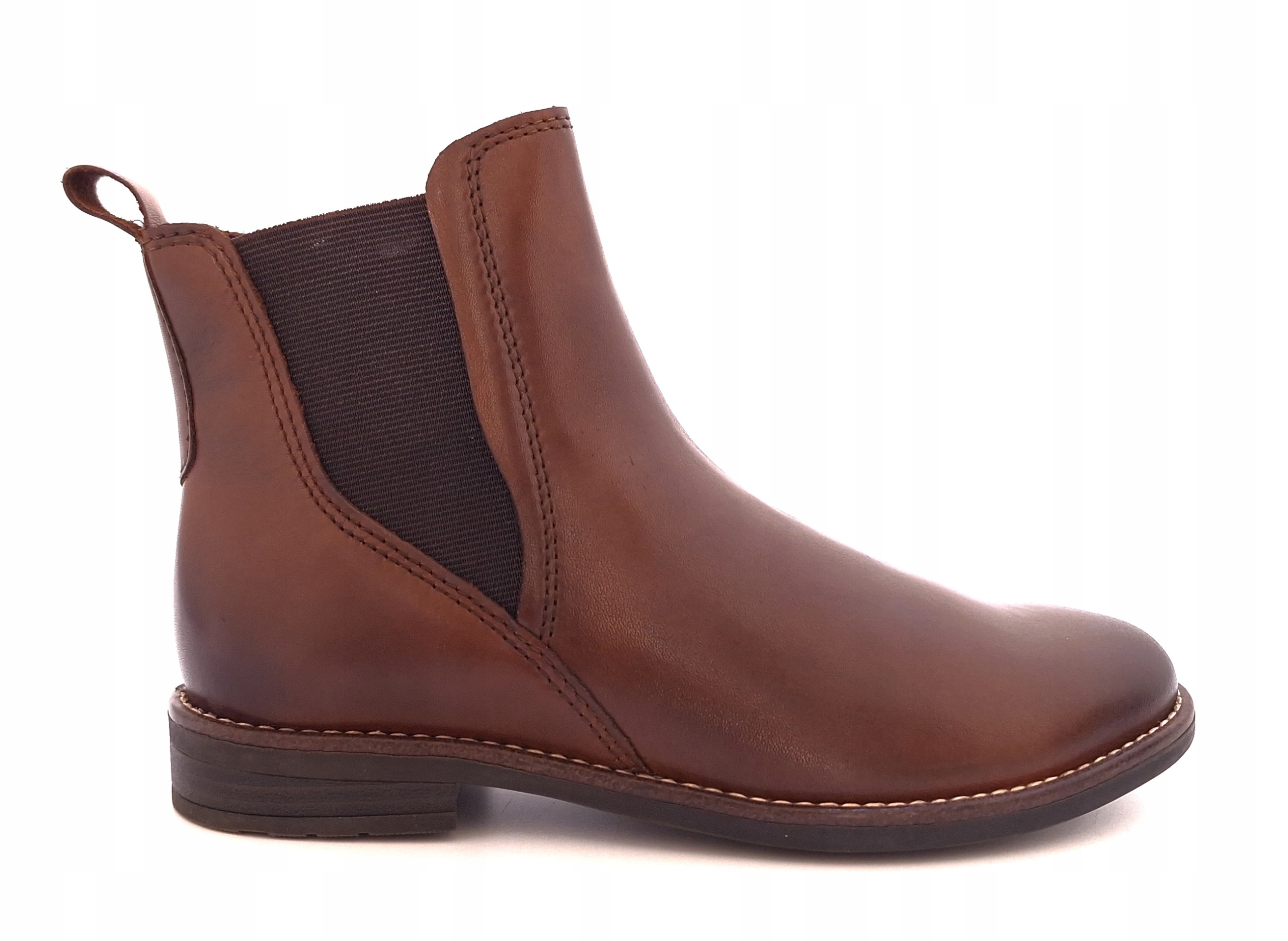 Hnědé dámské kožené lodičky Marco Tozzi 25366, velikost 41