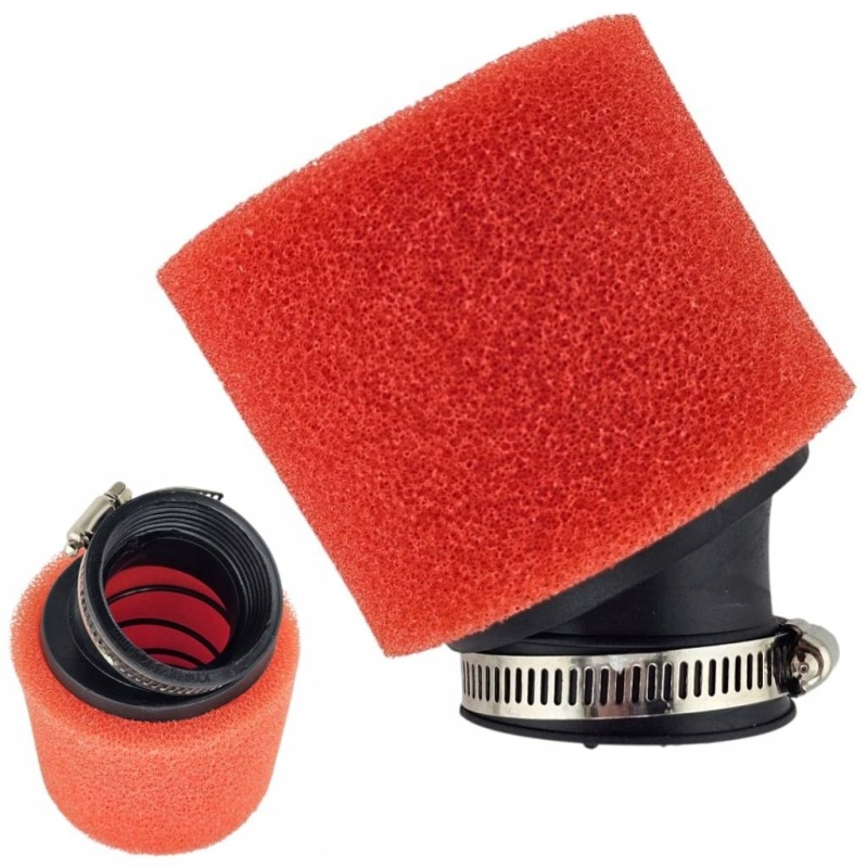 Filtr powietrza Pitbike gąbkowy 48-50 mm Mrf Ycf Kayo 125-300 cm3 45 stopni