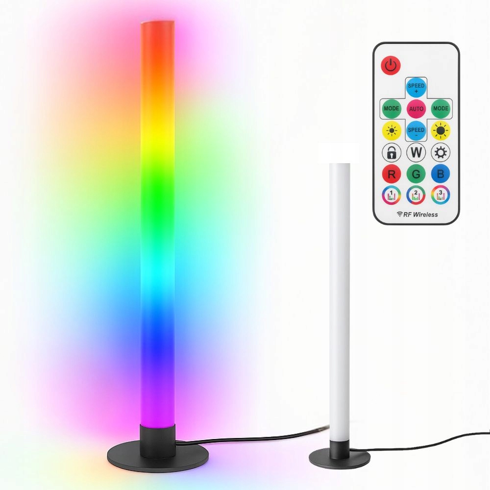 STOJACÍ STOLNÍ LAMPA 40 CM LED RGB, MODERNÍ, DEKORATIVNÍ