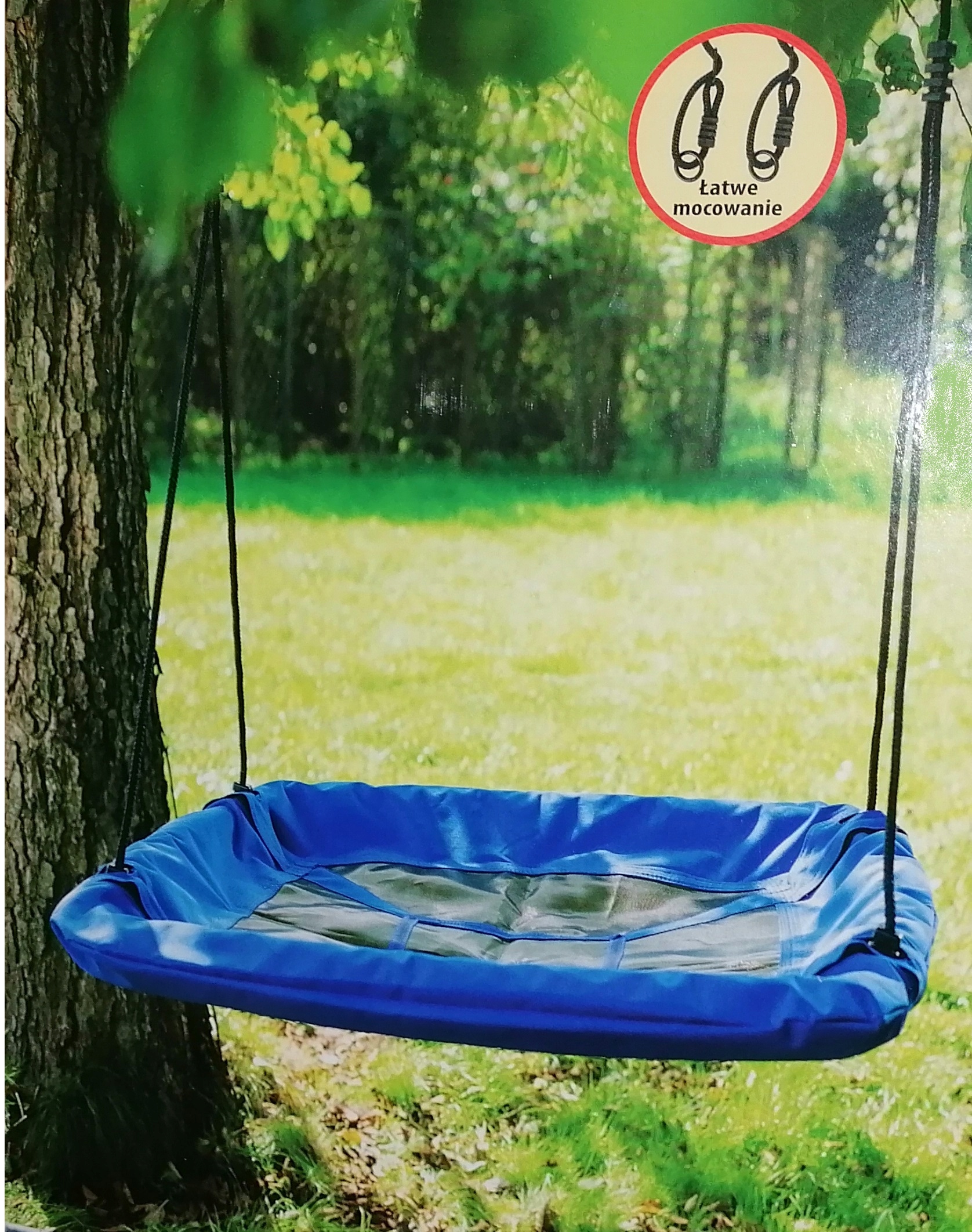 Huśtawka ogrodowa bocianie gniazdo 95 x 95cm 150kg Marka Greenmill