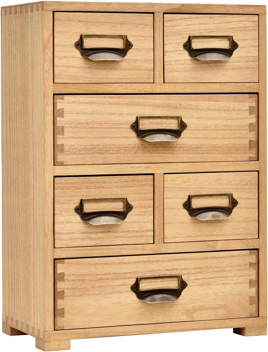 KIRIGEN Rustykalna Szafka Rzemieślnicza , Organizer Na Biurko