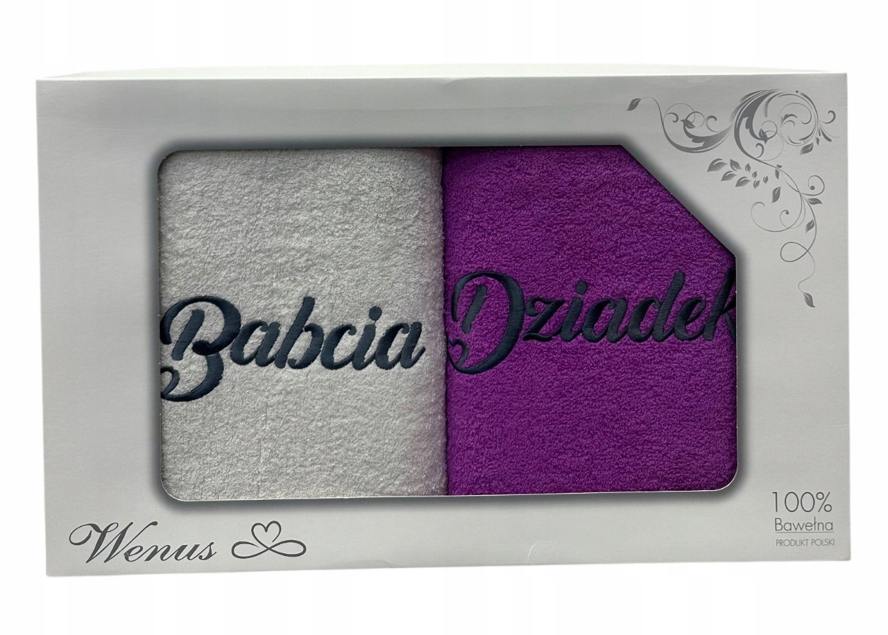 Ručník komplet ručníků 70x140 v krabičce Den babičky a dědečka dárek