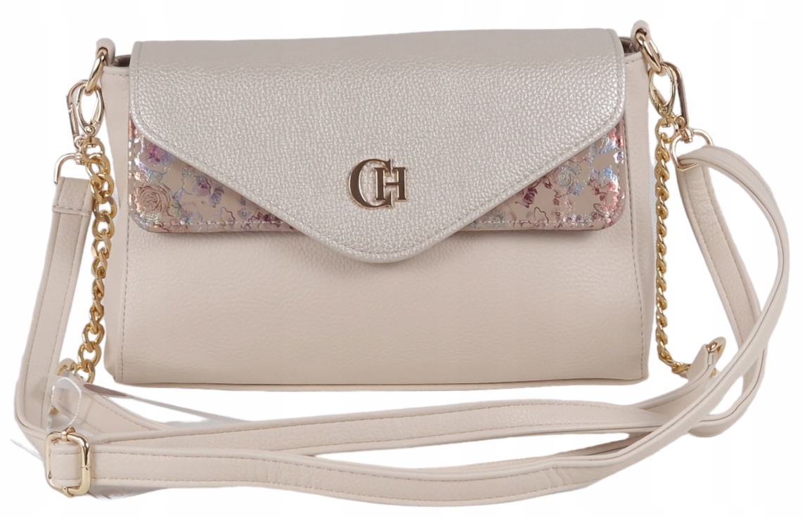 Chiara kabelka přes rameno béžová eko kůže přes rameno