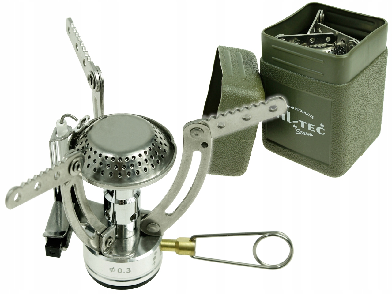 Turistický skládací vařič pro plynové lahve Mil-Tec Spider