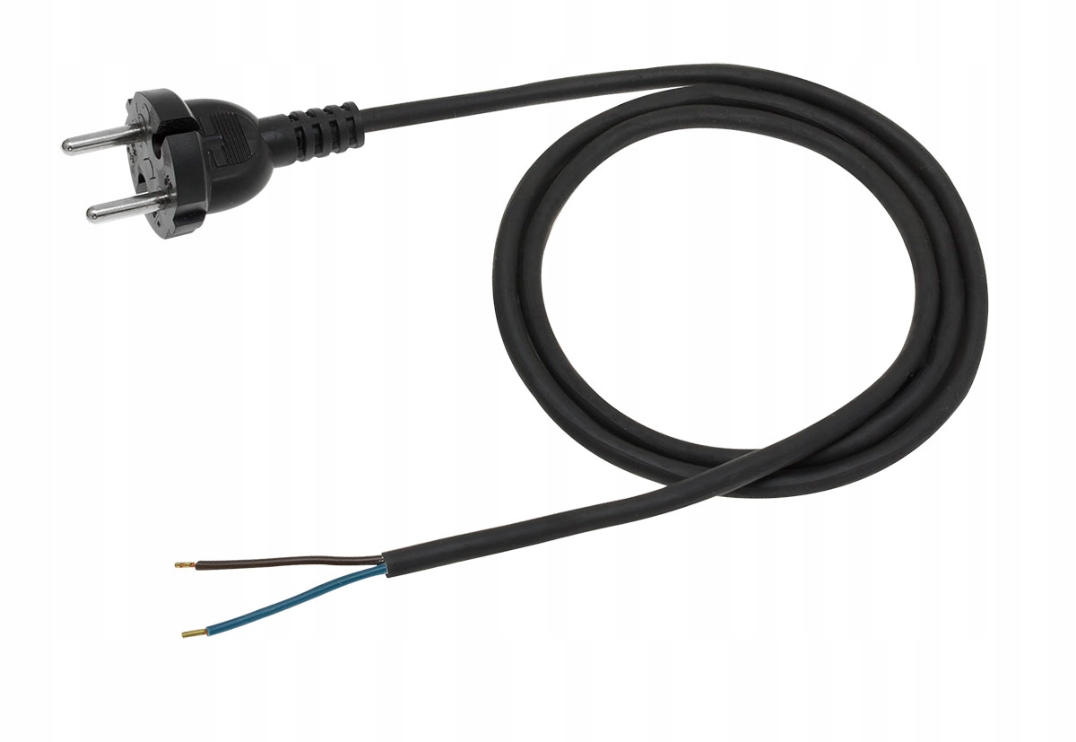 

Przewód zasilający kabel 4m Ow 2x1,5 guma 99069