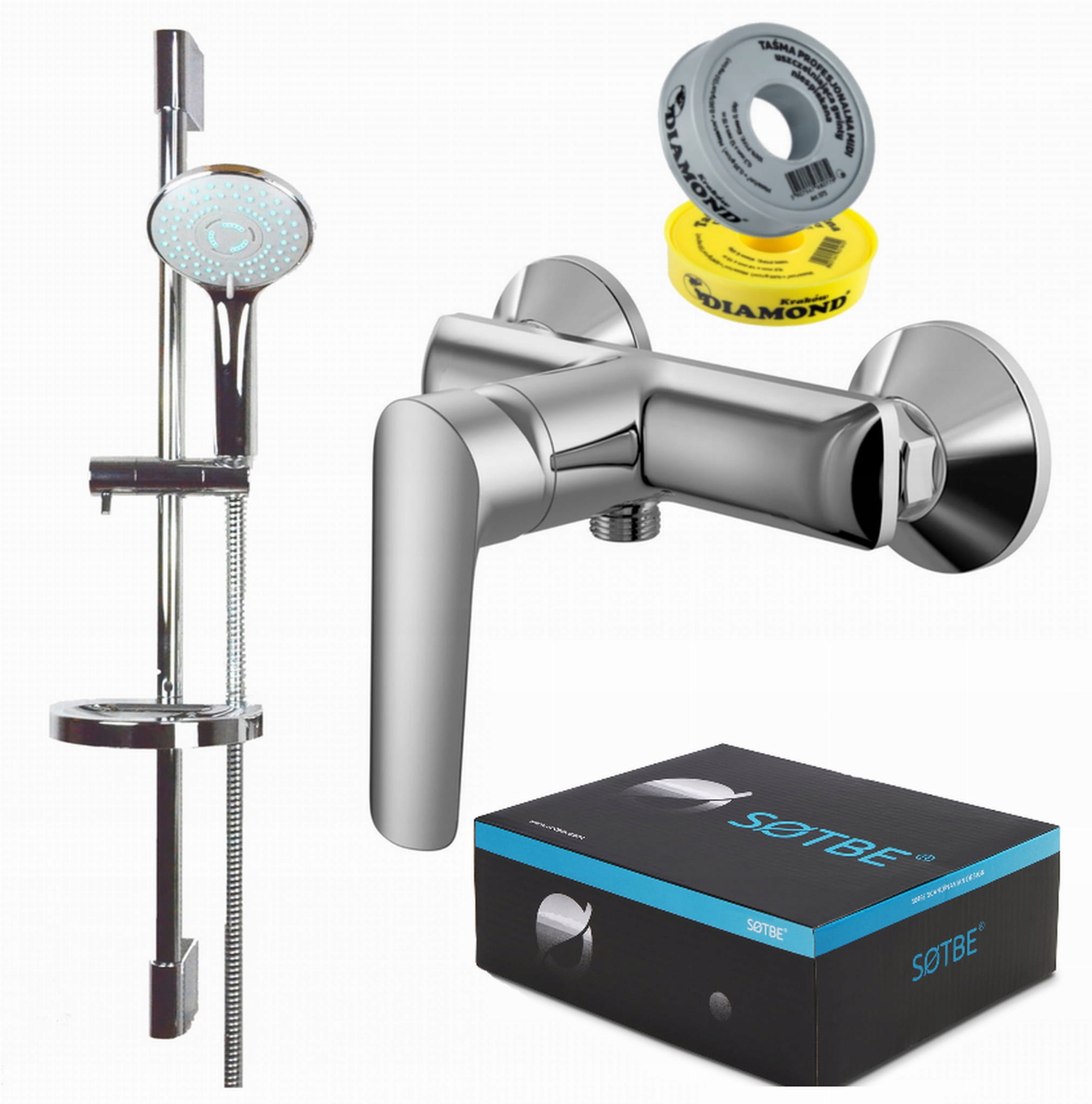 

Sotbe Malselva bateria prysznicowa drążek 80 cm