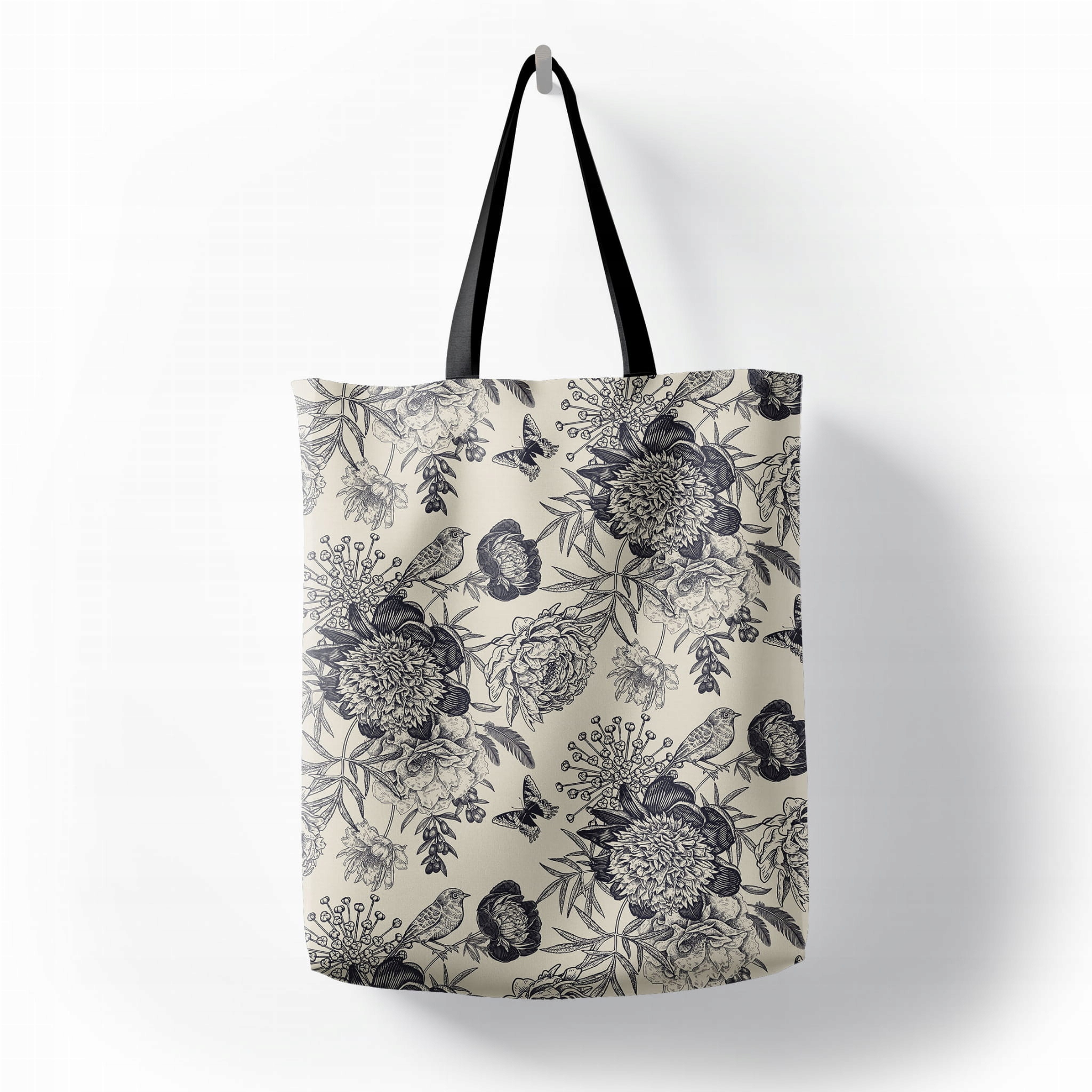TORBA - Grafika w kwiaty