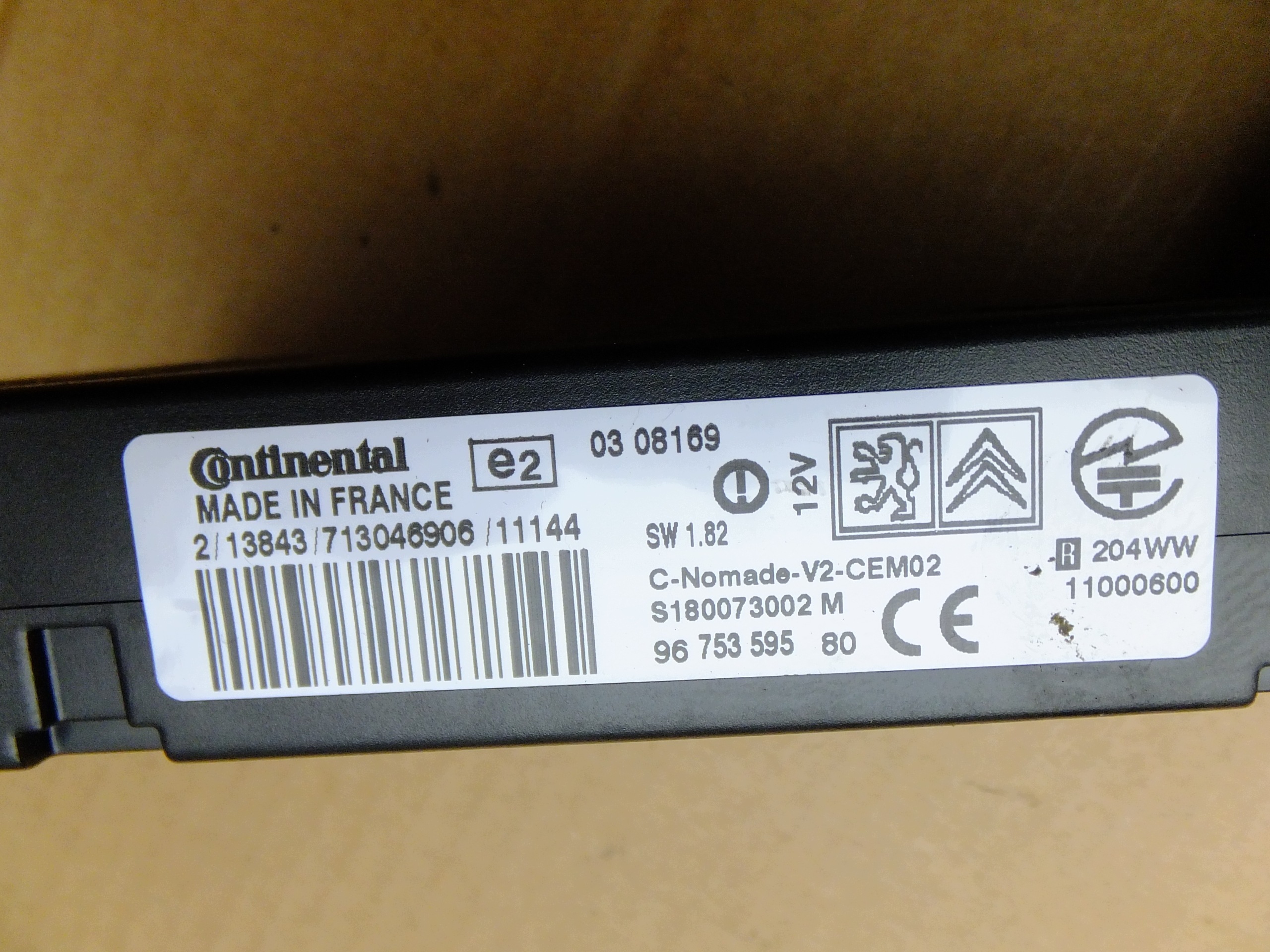 module bluetooth citroen c4 picasso and 9675359580