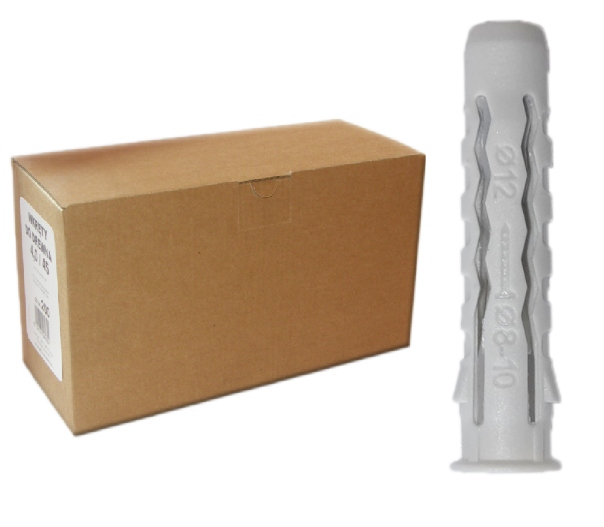 

Koszulki Kołków Uniwersalnych Nylon 12x60mm 100szt