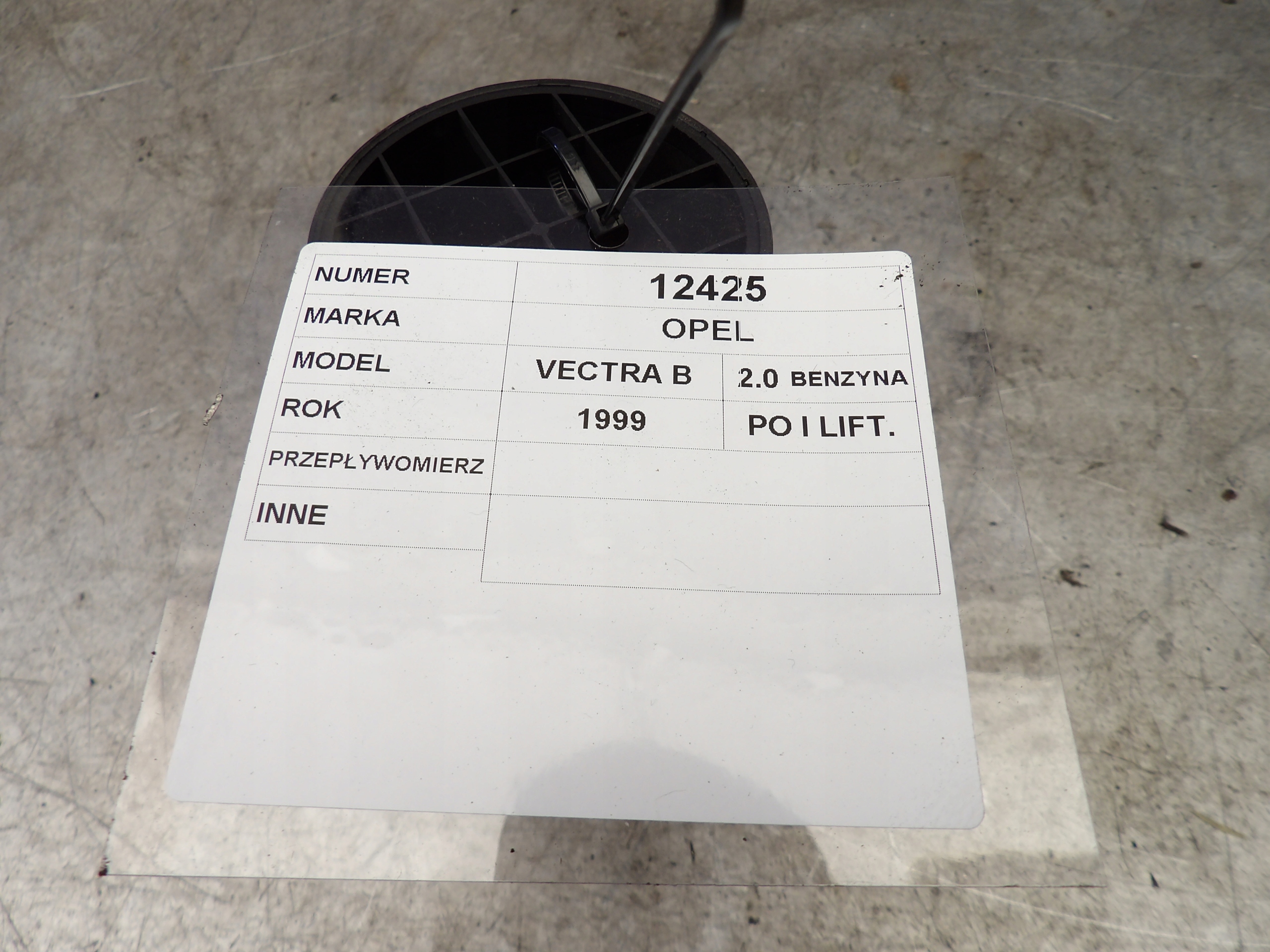 Opel Vectra B flow meter 2,0B 90411957