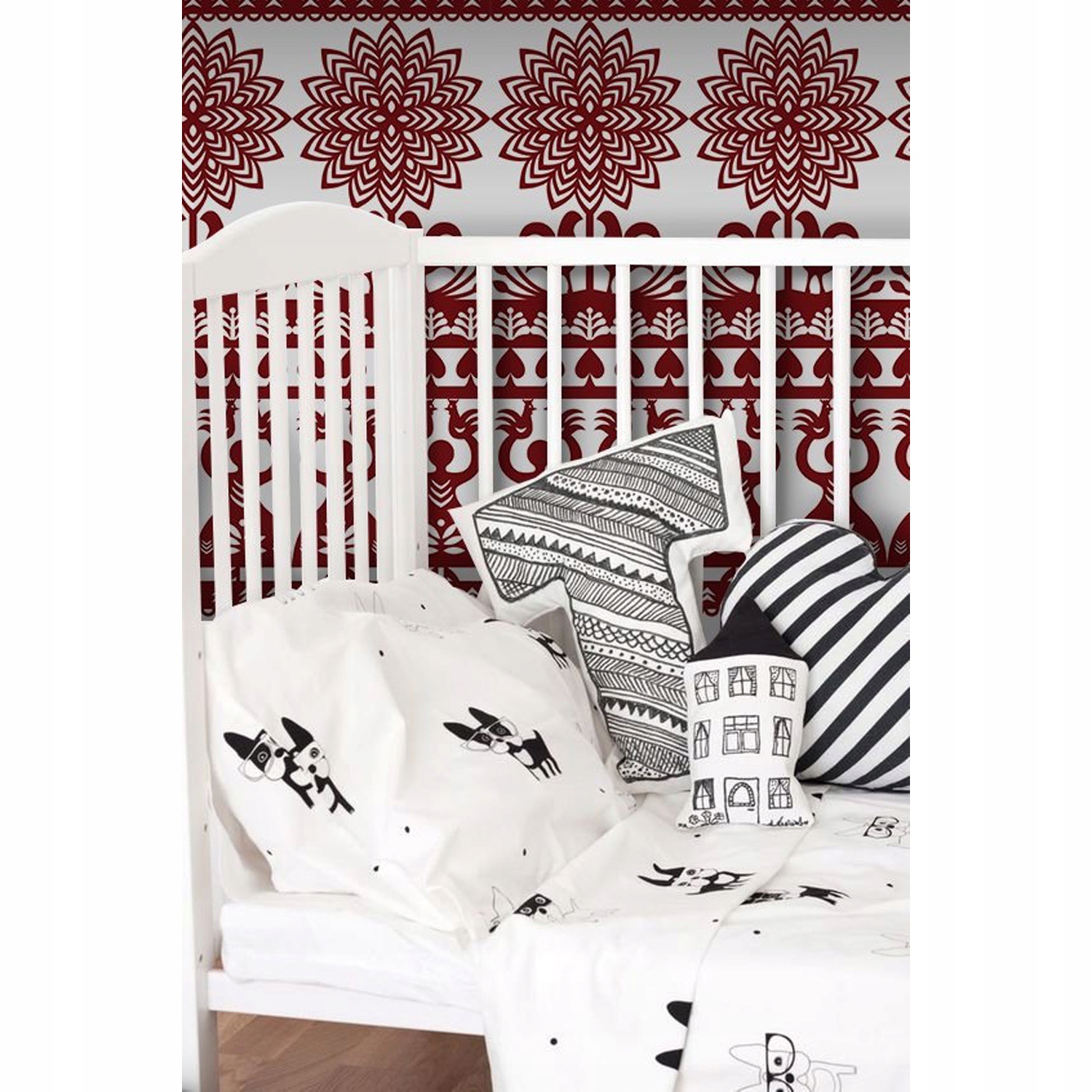 

Fototapeta ścienna Kurpiowskie wycinanki 104x70cm