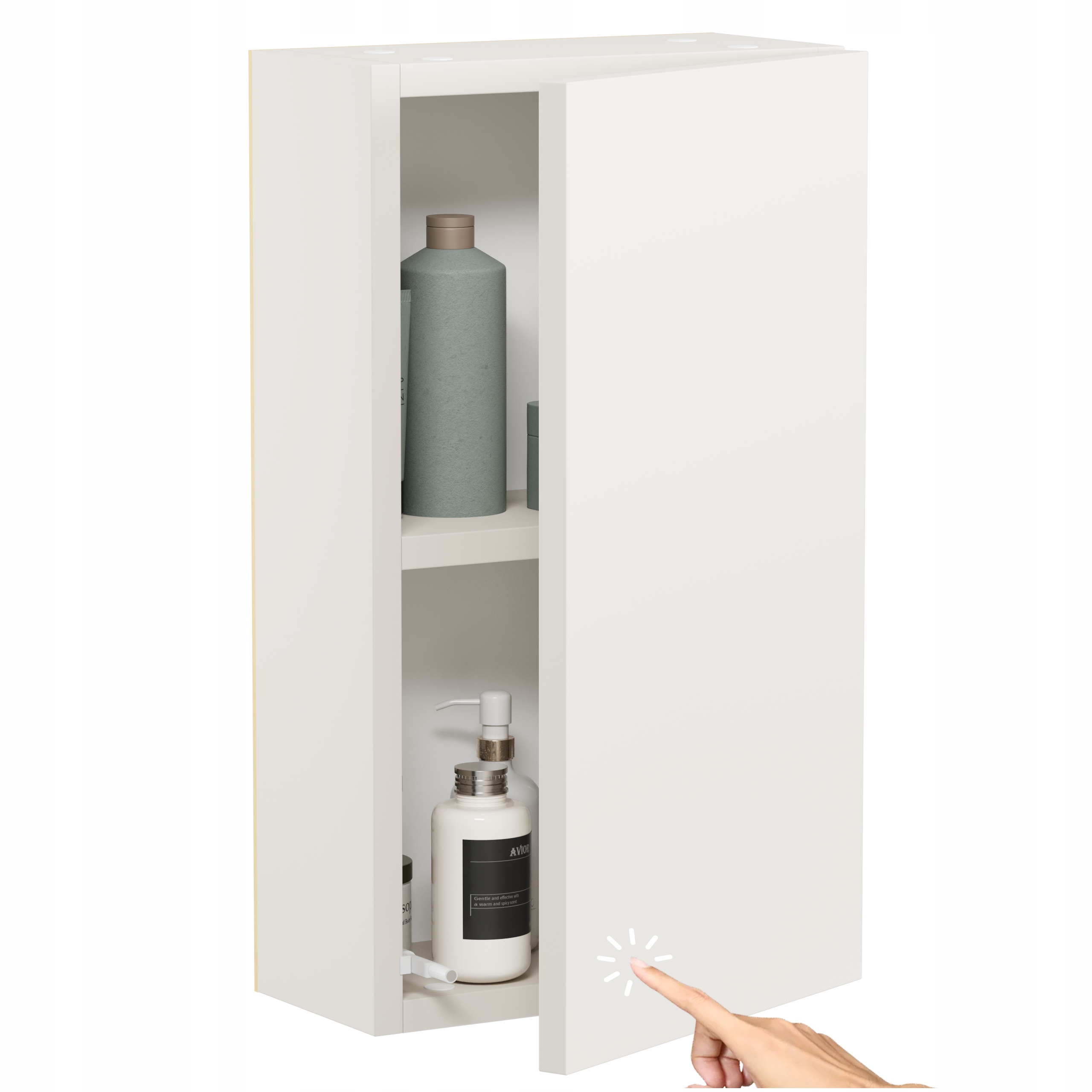 Závěsná koupelnová skříňka dekor kašmír ideální do koupelny 60 cm