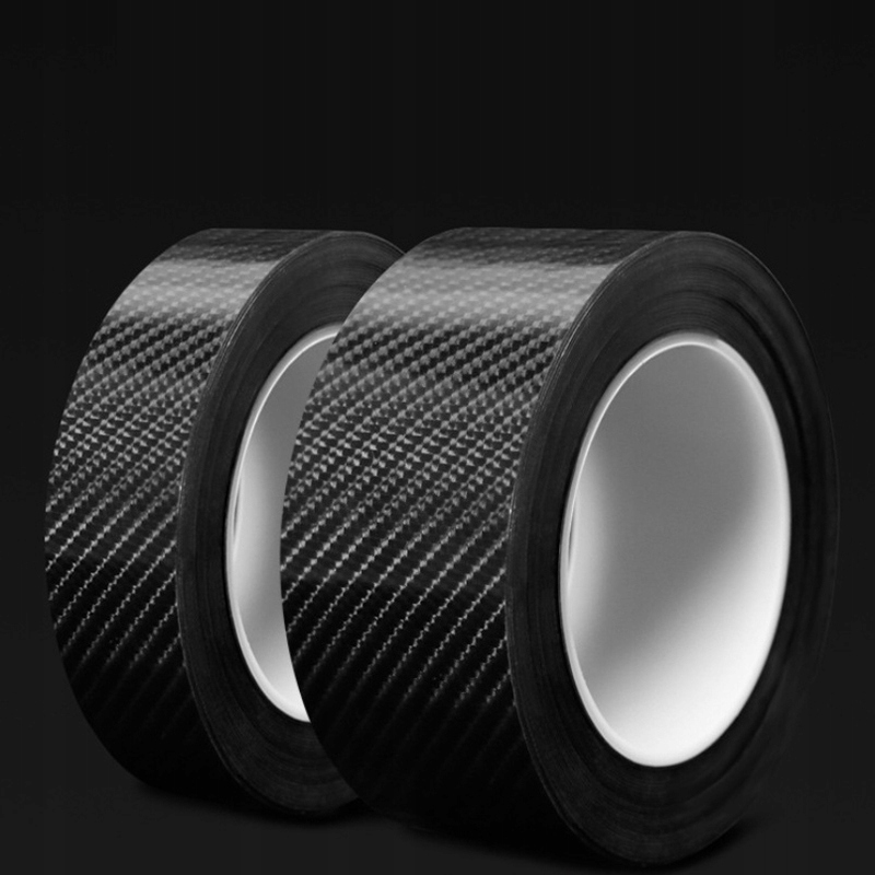 FOLIA TAŚMA OCHRONNA NA PROGI DRZWI SAMOPRZYLEPNA CARBONOWA 5M X 30MM Szerokość produktu 3 cm