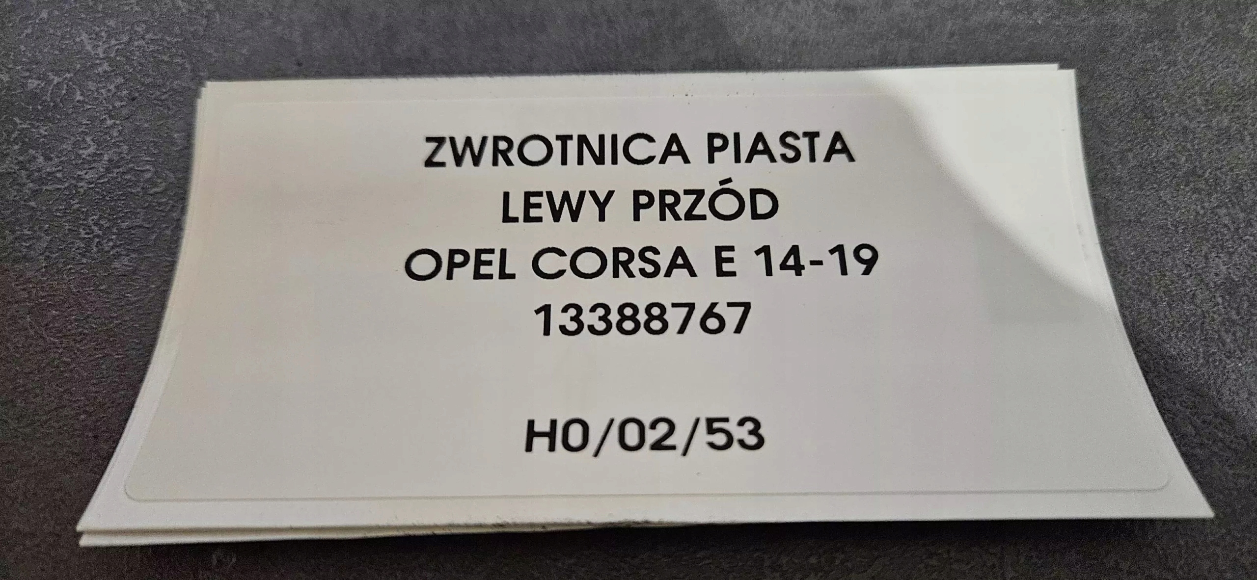 otoč čepu levý předek OPEL CORSA E 2014-19