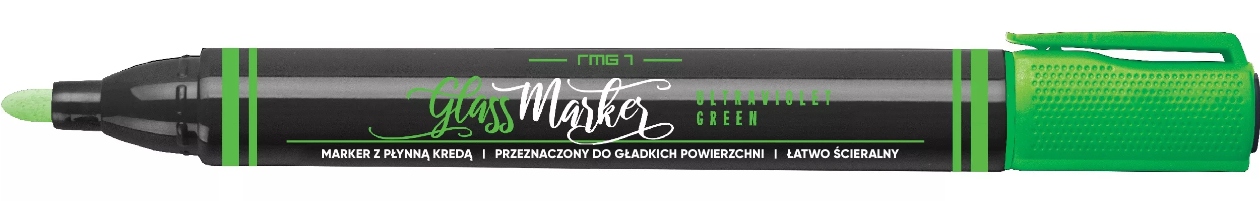MARKERY KREDOWE DO SZKŁA ŚWIECĄCE UV RYSTOR 8 KOL Kolor Wielokolorowy