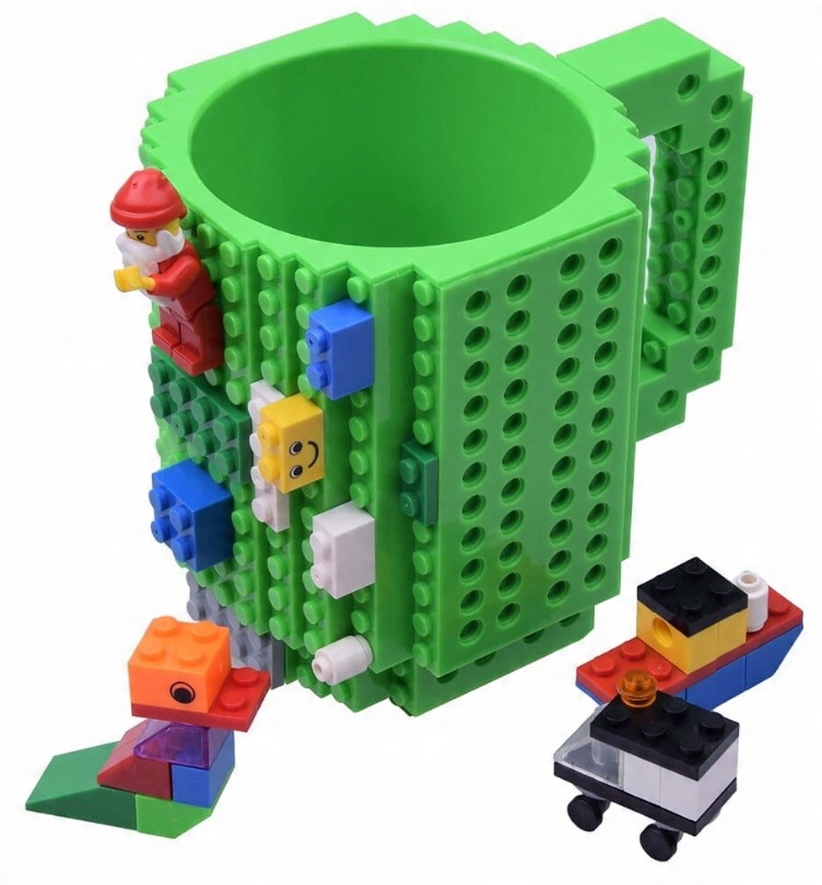 

Kubek do lego XXL 350ml kubek klockowy