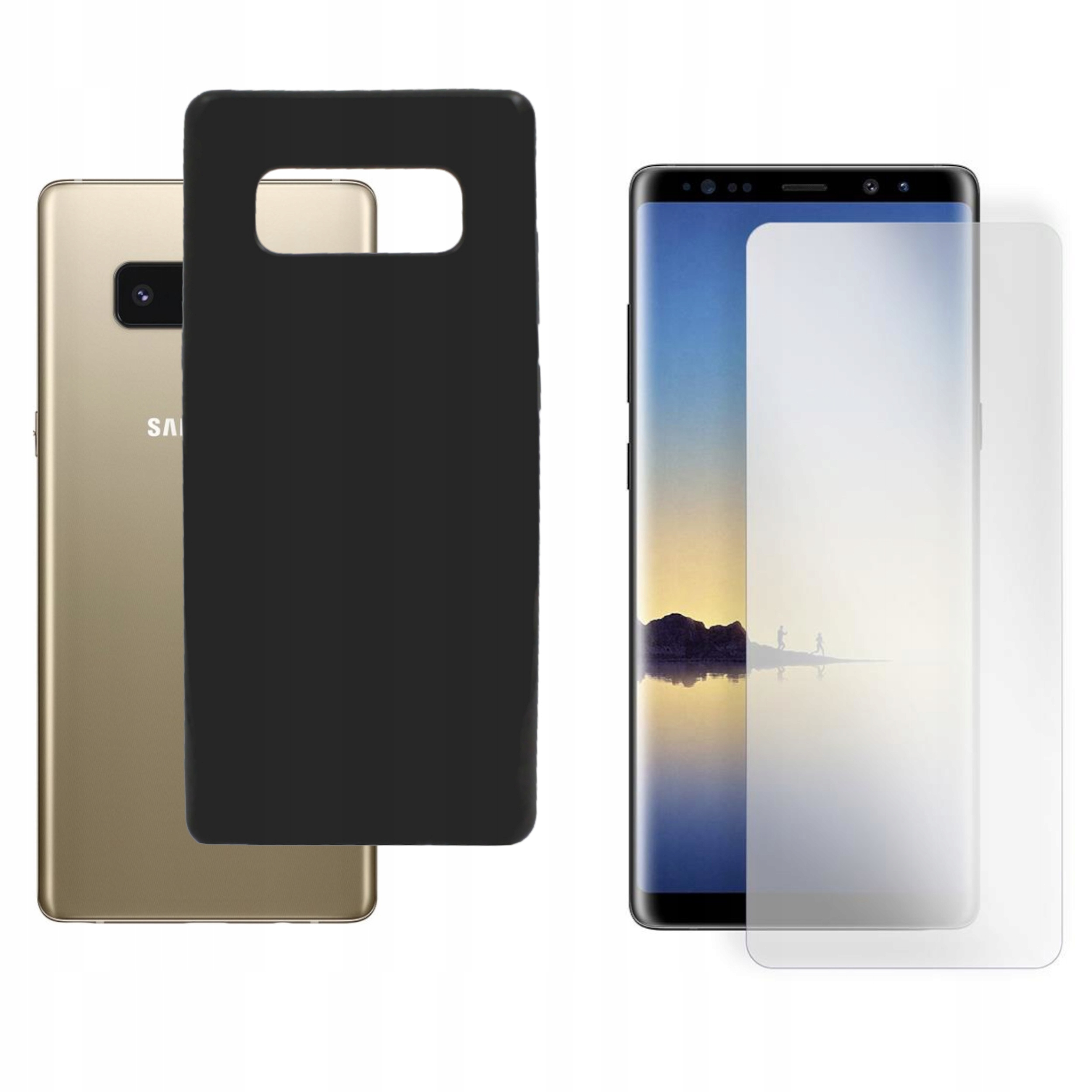 

Etui Jelly do Samsung Note 8 N950 czar Matt +szkło
