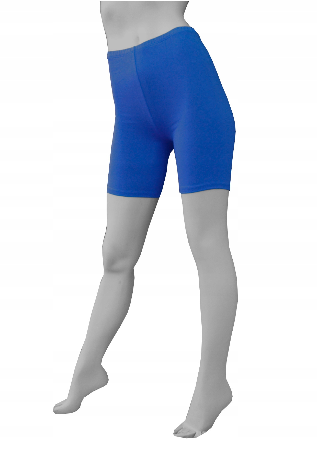 

Legginsy do kolan kolarki bawełna XXXL niebieskie