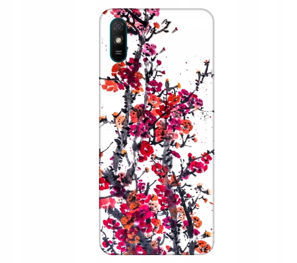 

Etui na telefon Xiaomi Redmi 9A Kwiaty akwarela ch