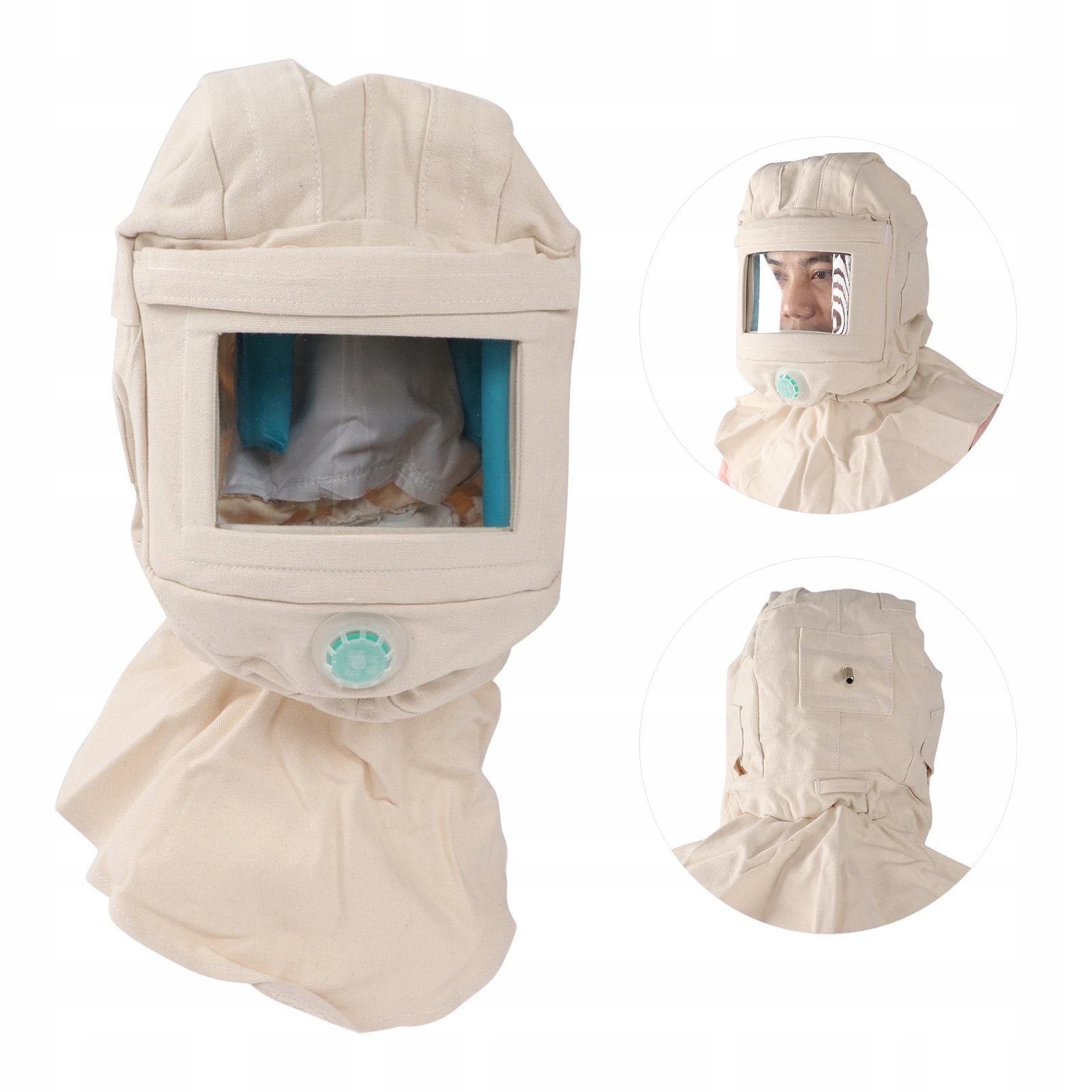 Maska Do Piaskowania Ochronna Kask Piaskowanie