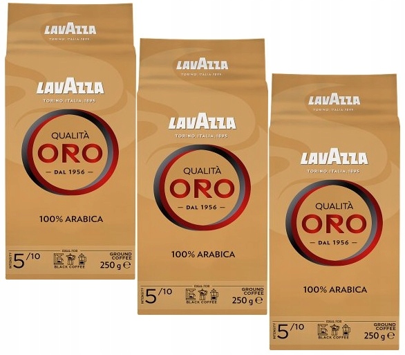 Kawa mielona Lavazza Qualita Oro 3x250g