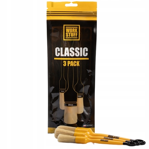 Work Stuff Detailing Brush Classic Zestaw 3 pędzli