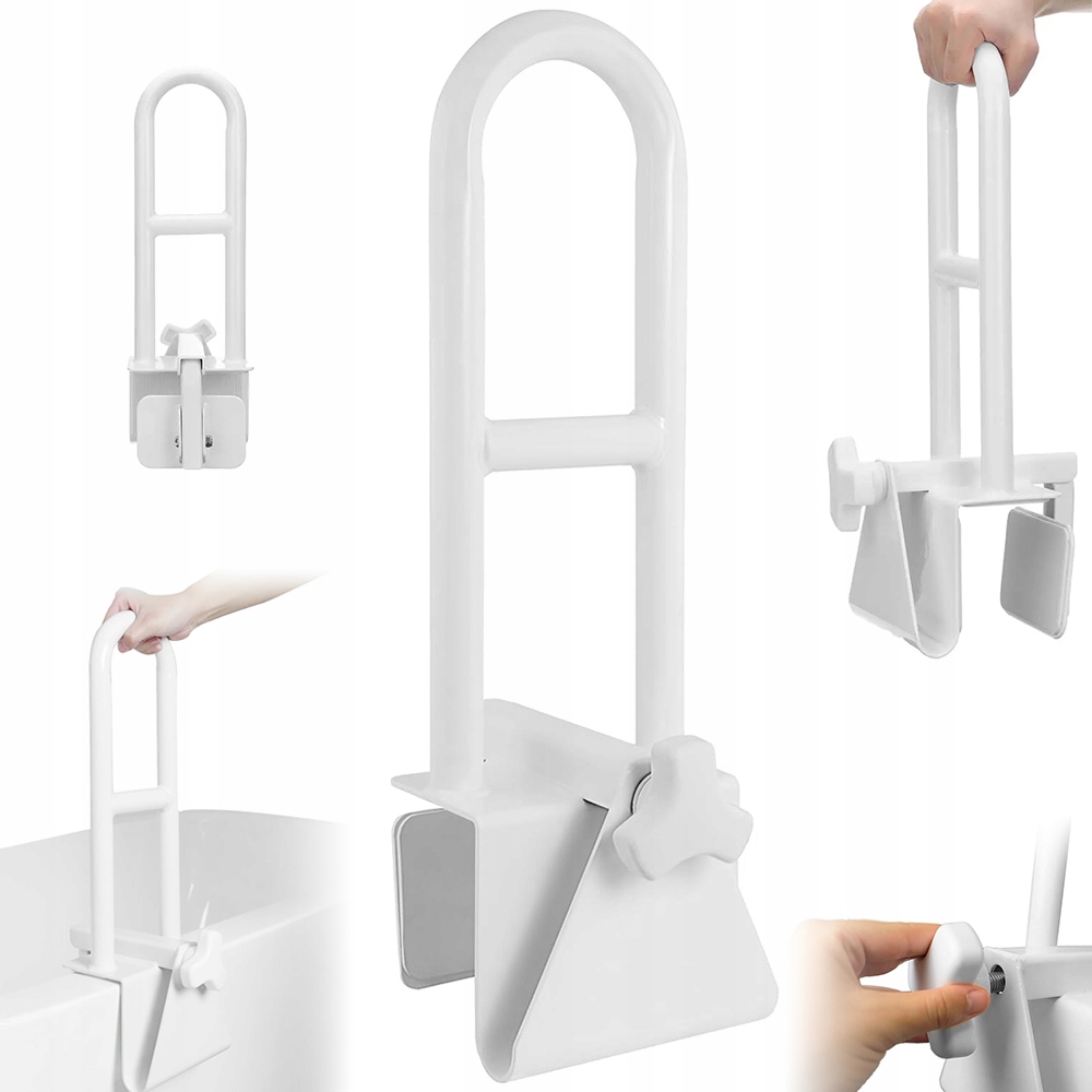 Uchwyt Do Wanny Pomocniczy Regulowany Bezpieczny Dla Osób Starszych