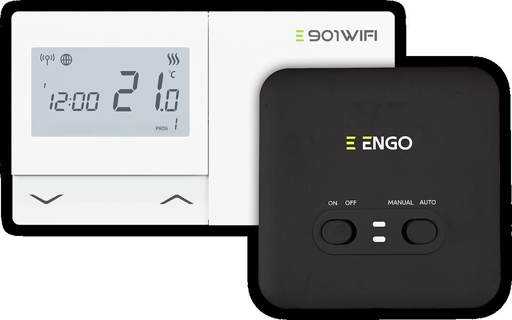 Engo Controls E901-WIFI – bezdrôtový regulátor teploty, 868 MHz