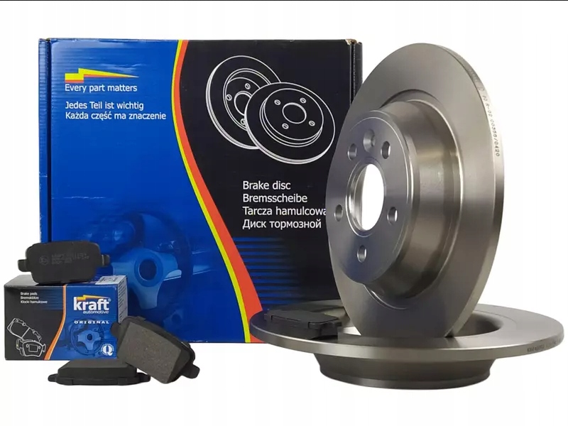 KRAFT TARCZE KLOCKI TYŁ TYLNE FORD FOCUS II GALAXY 2 S-MAX MONDEO MK4 IV