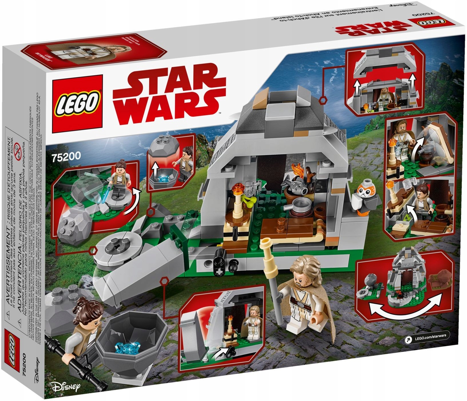 LEGO 75200 STAR WARS SZKOLENIE NA WYSPIE AHCH-TO Marka LEGO