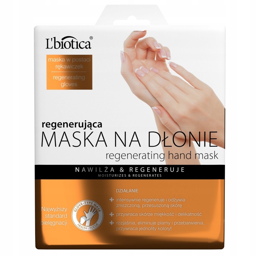 

L'biotica Maska Dłonie rękawiczki Regenerujące 26g