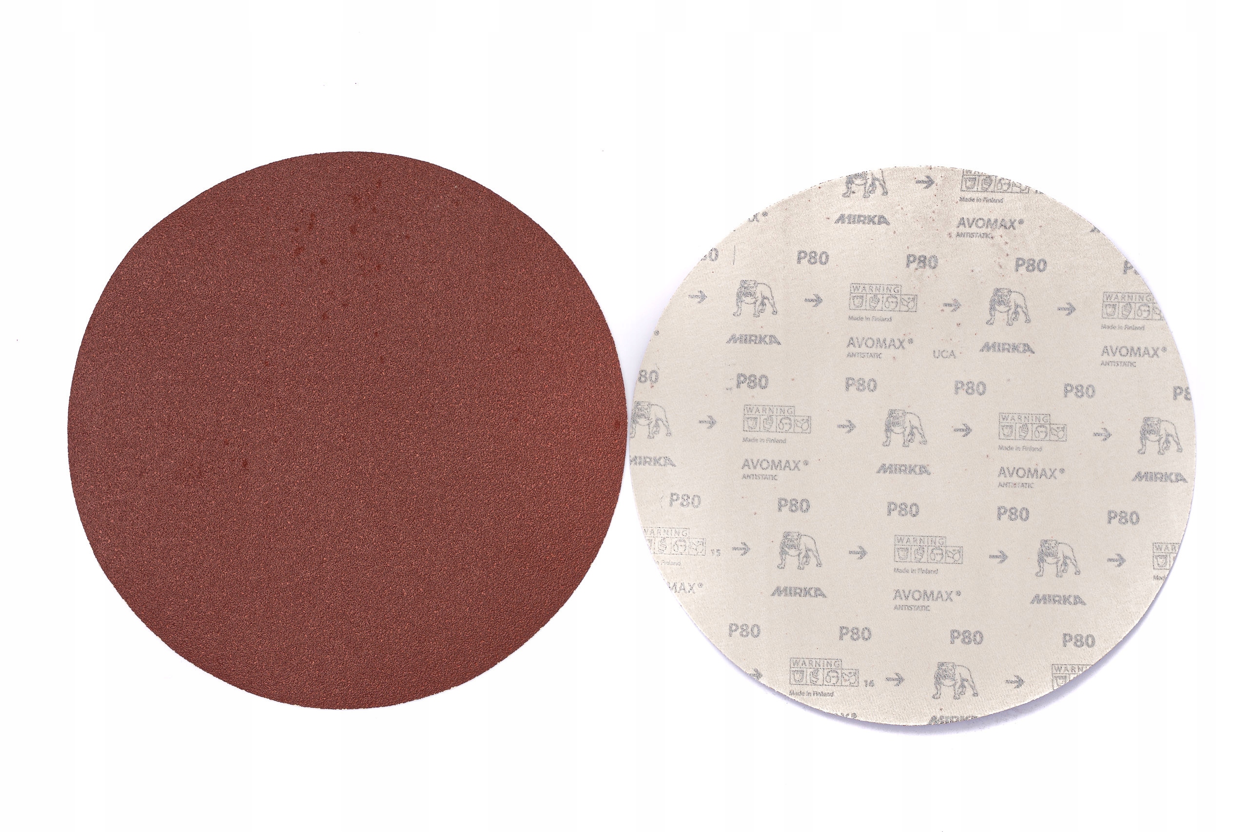 KRĄŻKI ŚCIERNE RZEP 200MM PAPIER ŚCIERNY MIRKA/10szt