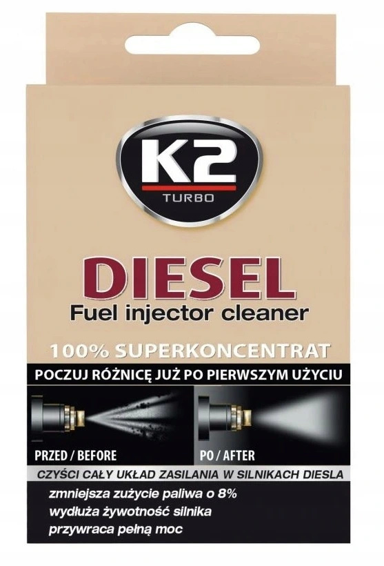 

K2 Diesel Do Czyszczenia Wtryskiwaczy Diesla 50ML