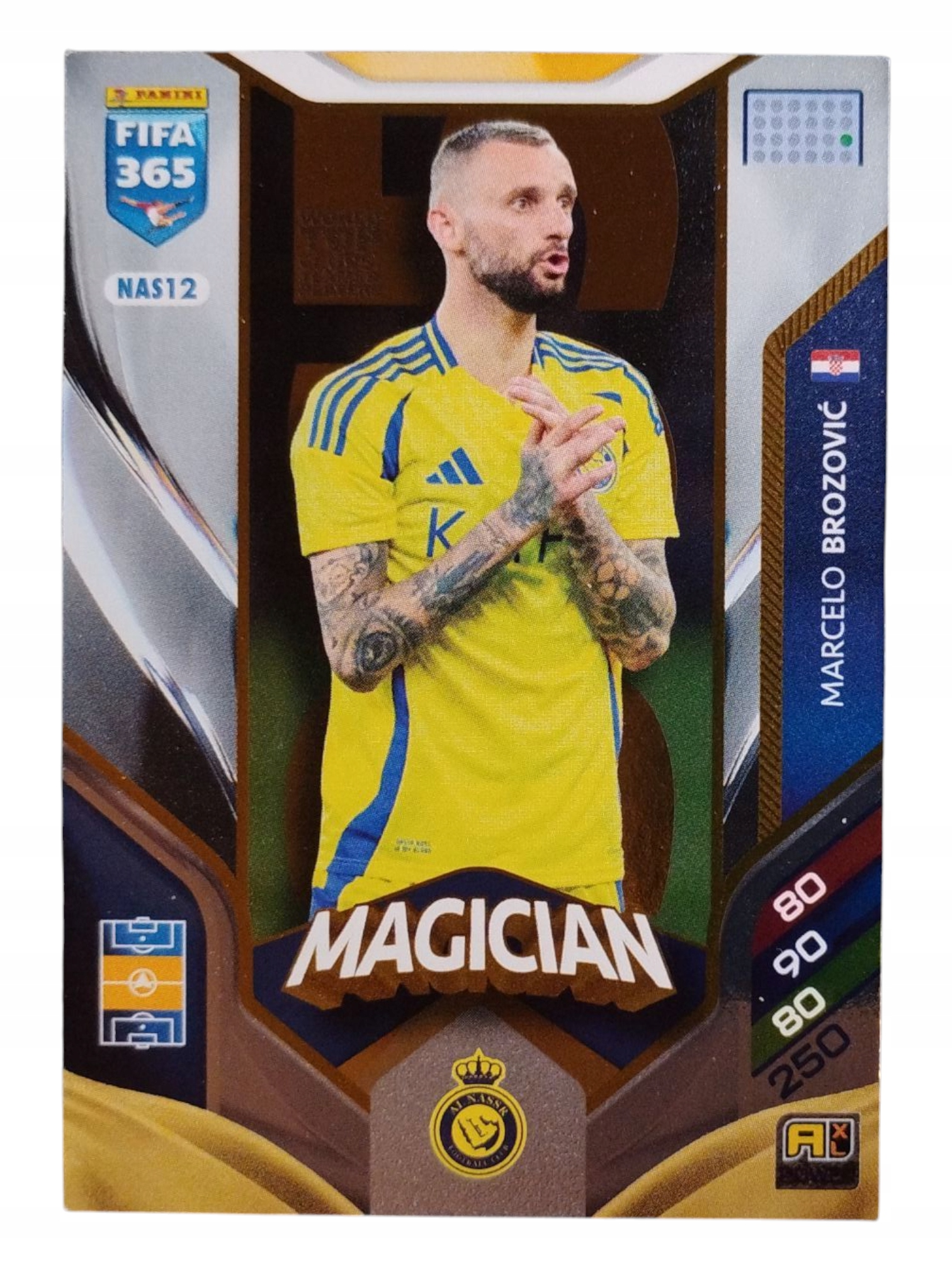 Panini Fifa 365 2026 Magician Marcelo Brozovic Al-nassr NAS12