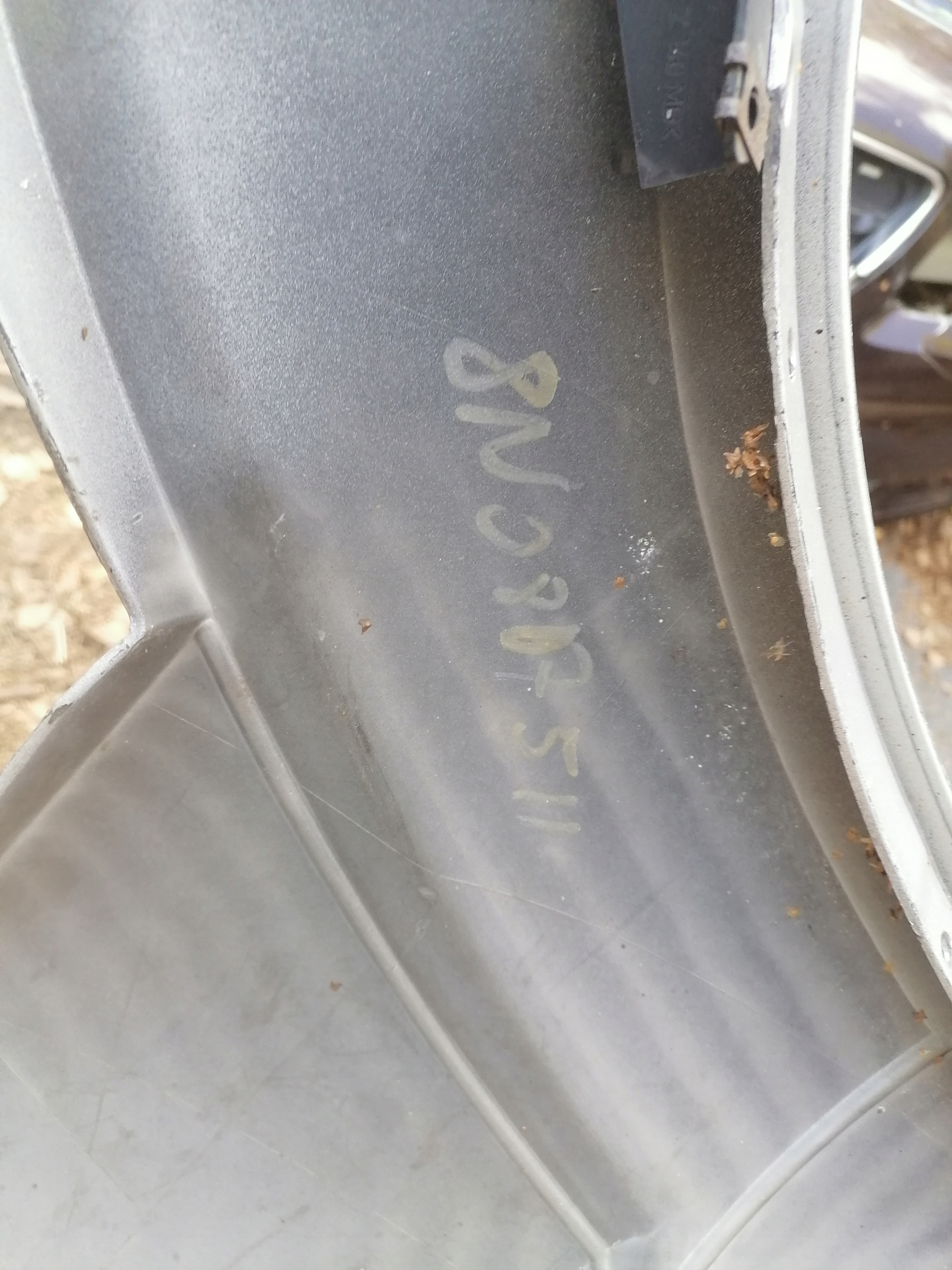bumper rear part Audi TT 8N LY7W