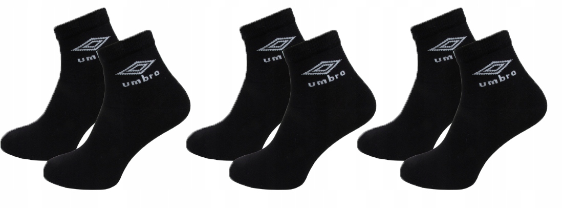 

Umbro Skarpety Zakostki Bawełna 3 Pak Czarne 43-46