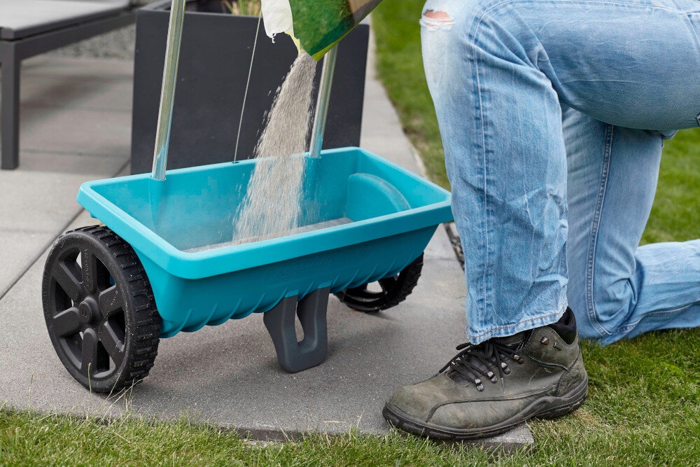 Ręczny Siewnik ogrodowy GARDENA 0432-20 Szerokość siewu 45 cm