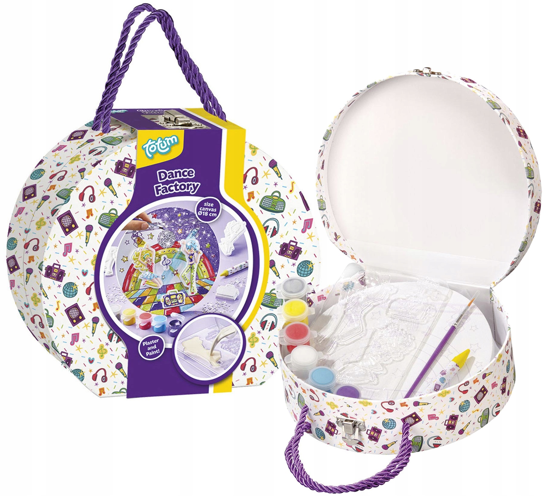 

Zestaw Totum Dance Factory gipsowe figurki Diy