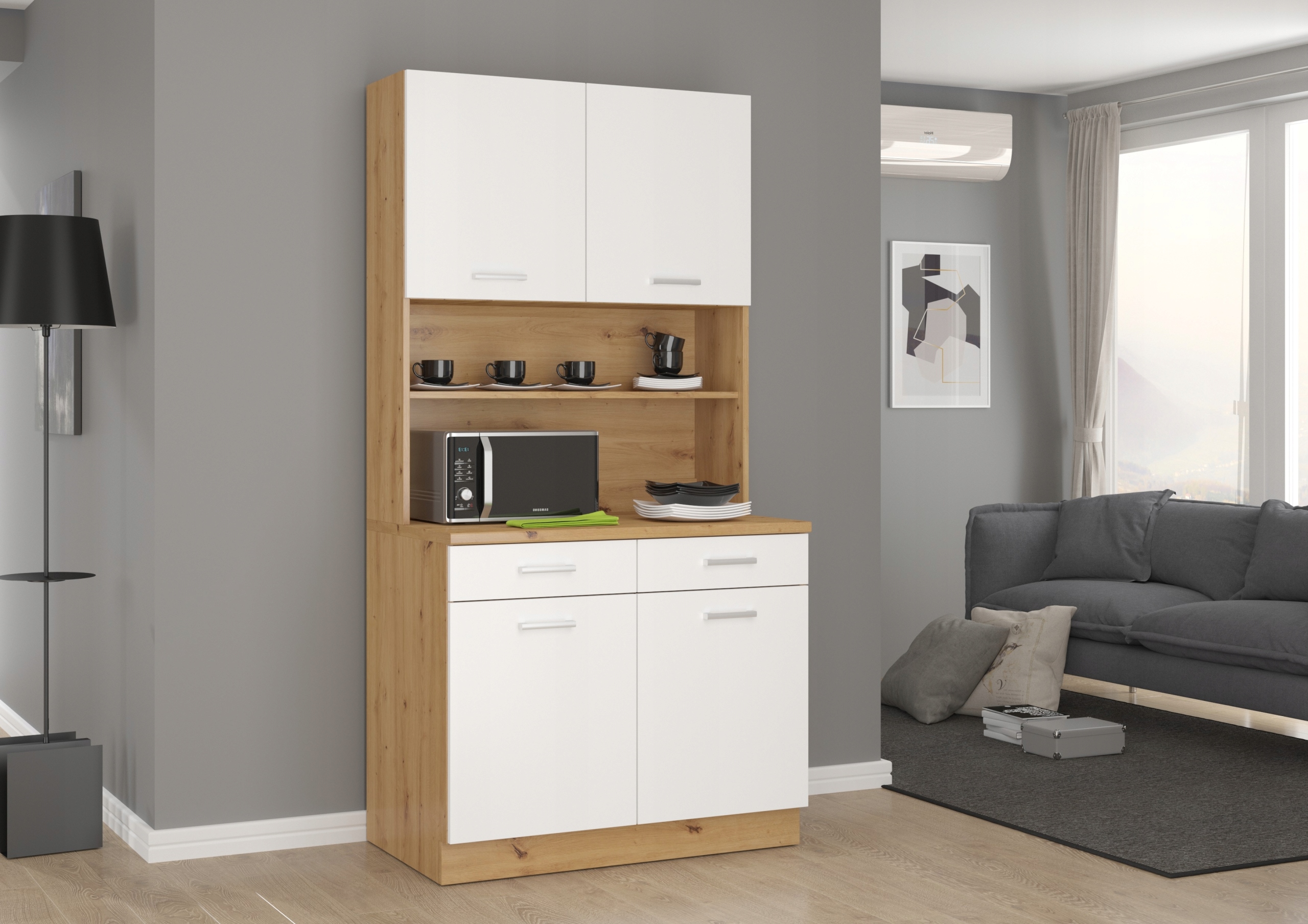 Kuchyňský nábytek Kuchyňský kredenc Levný kuchyňský nábytek Artisan 100