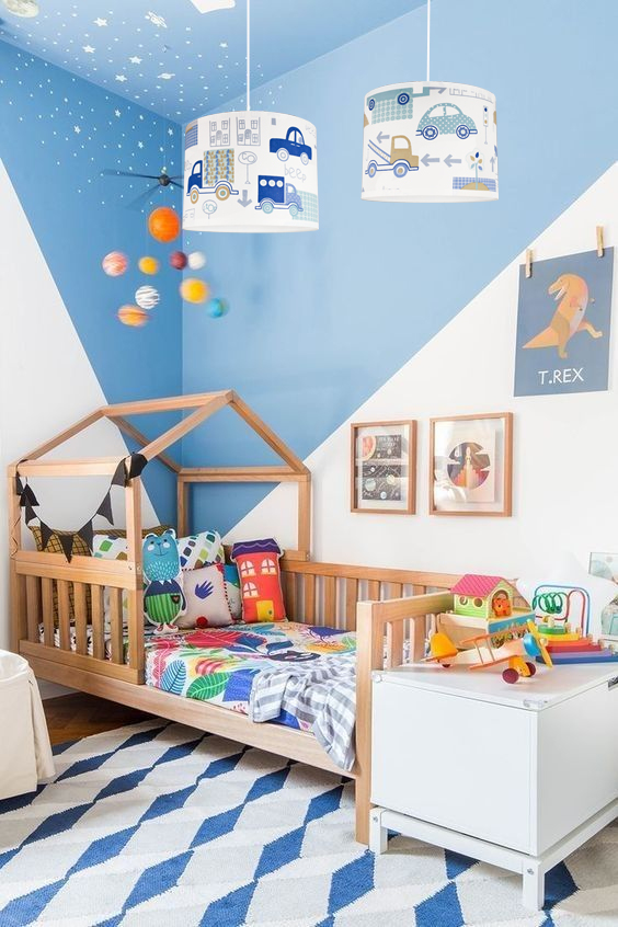 Kinkiet ścienny lampa ścienna AUTKA ABAŻUR kinkiety do pokoju dziecka loft EAN (GTIN) 5905487006291