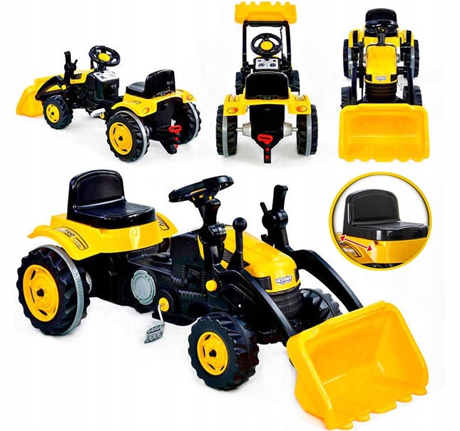 Woopie Traktor Na Pedały Farmer Maxtrac Classic Łyżka Spychacz