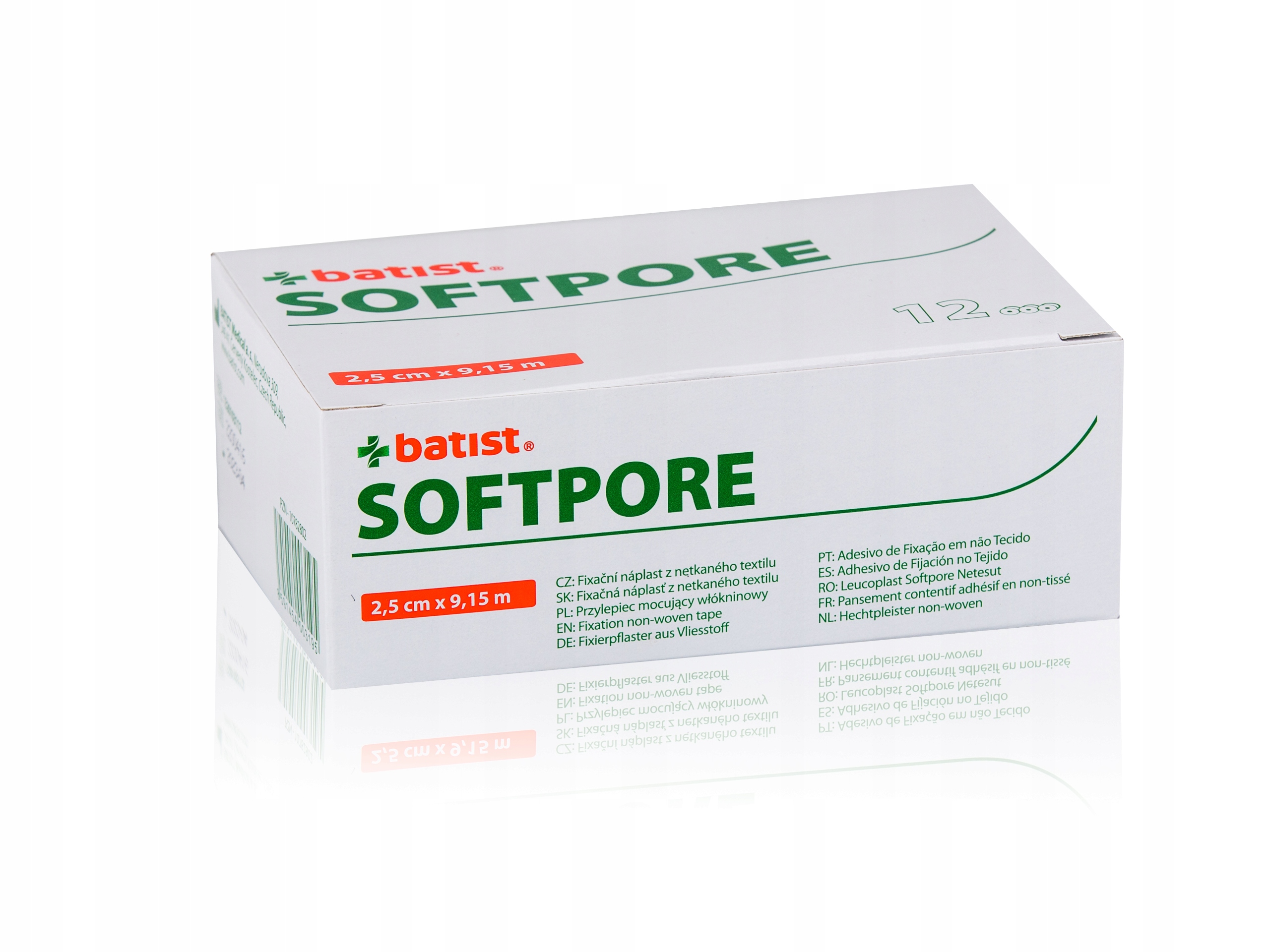 

Przylepiec włókninowy na rolce Softpore 2,5cmx9,1m