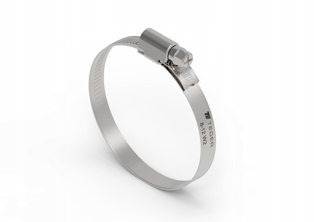 Opaska ślimakowa 8-12 stal nierdzewna 9mm Teger